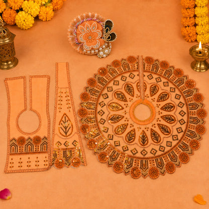 Bahar Navratri Poshak with Pagdi