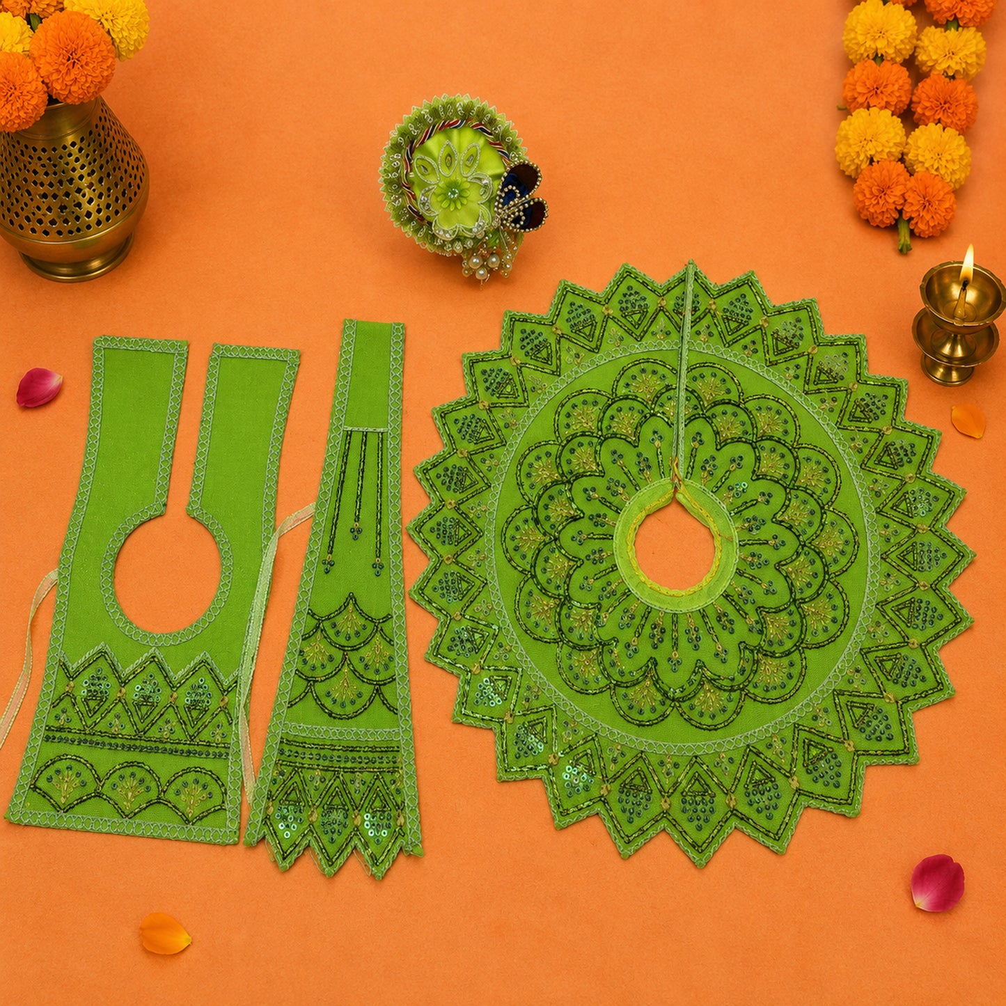 Yashoda Nandan Navratri Poshak with Pagdi