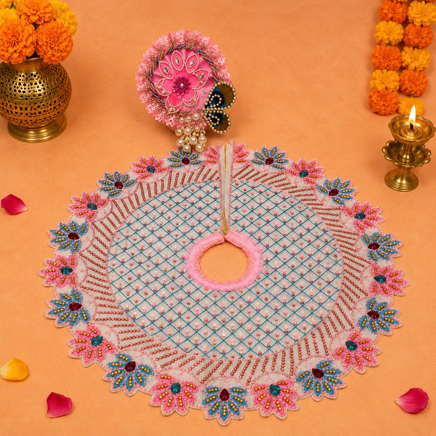 Shyama Sundar Navratri Poshak with Pagdi