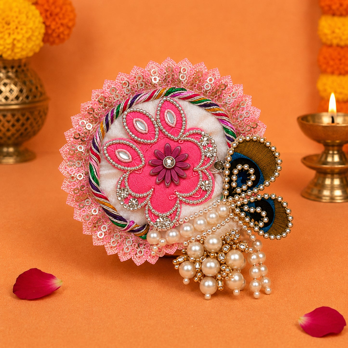 Brijraj Navratri Poshak with Pagdi