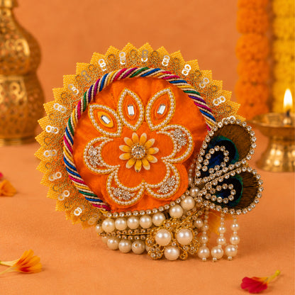 Kumkum Navratri Poshak with Pagdi