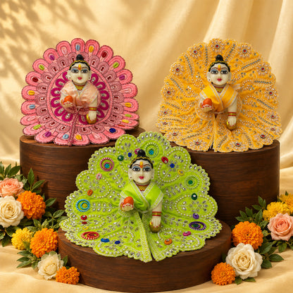 Natwar Nitya Seva Laddu Gopal Dresses (Set of 3)