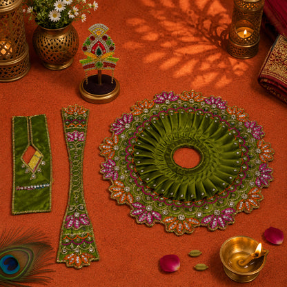 Mehndi Bagh Shahi Poshak Set of 5