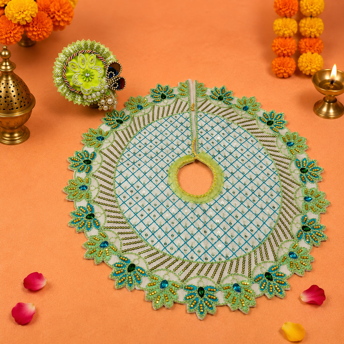 Banke Bihari Navratri Poshak with Pagdi