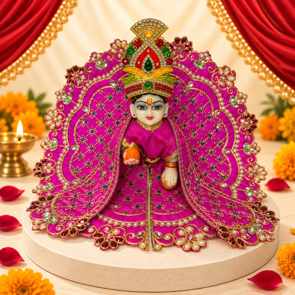 Kanha Shringar Navratri Utsav Laddu Gopal Dresses (Set of 13 + 5 Surprise Gifts)