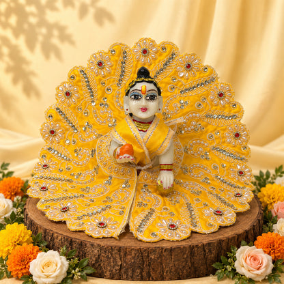 Natwar Nitya Seva Laddu Gopal Dresses (Set of 3)