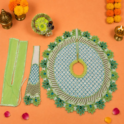 Banke Bihari Navratri Poshak with Pagdi