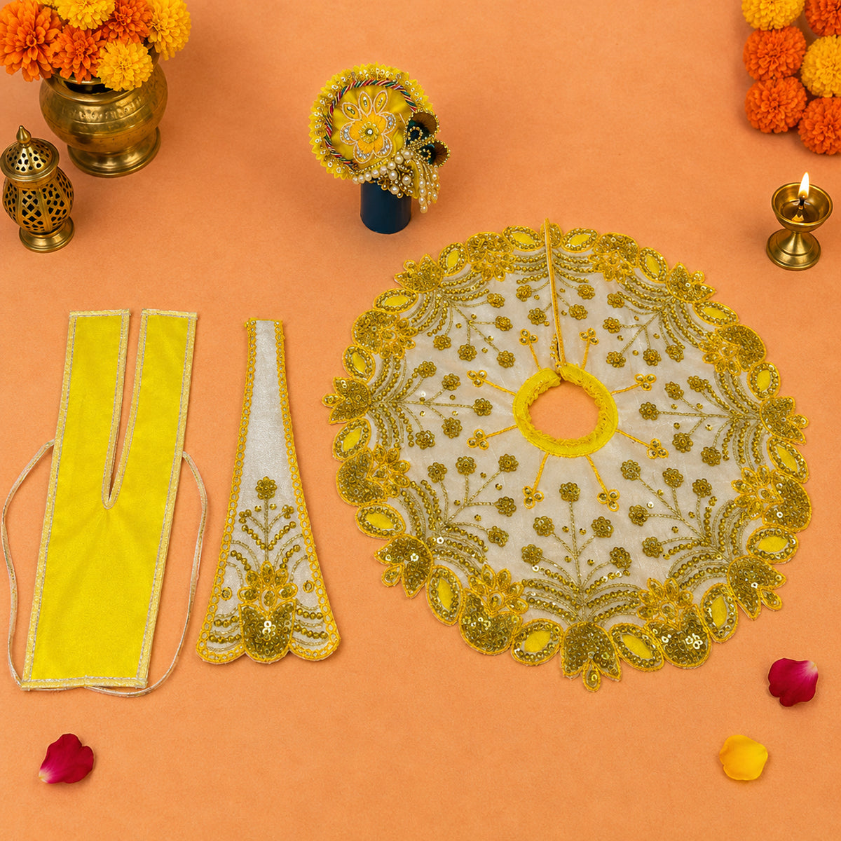 Gopeshwar Navratri Poshak with Pagdi