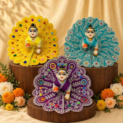 Kunj Bihari Nitya Seva Laddu Gopal Dresses (Set of 3)