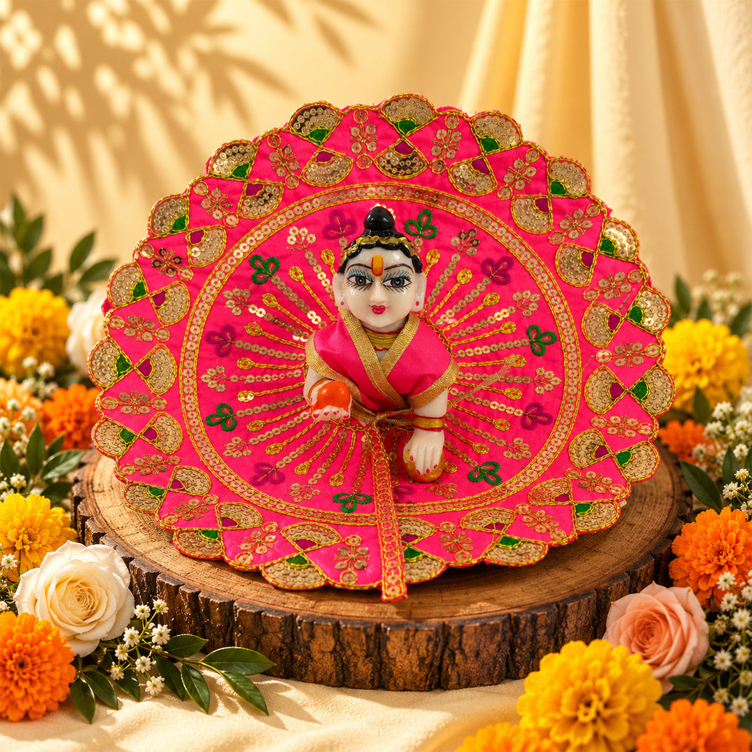 Mathura Nitya Seva Laddu Gopal Dresses (Set of 3)