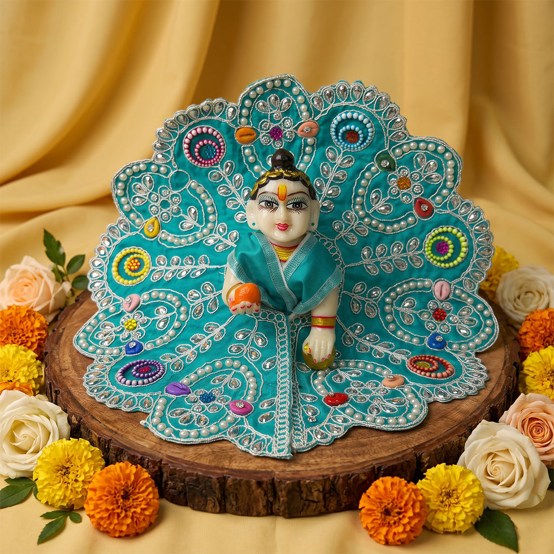 Vrindavan Nitya Seva Laddu Gopal Dresses (Set of 4)