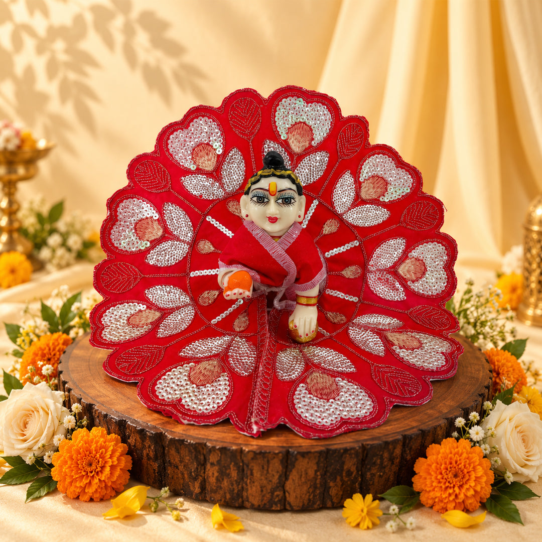 Vrindavan Nitya Seva Laddu Gopal Dresses (Set of 5)