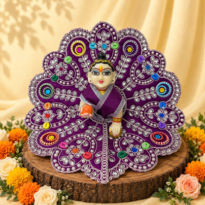Kunj Bihari Nitya Seva Laddu Gopal Dresses (Set of 3)