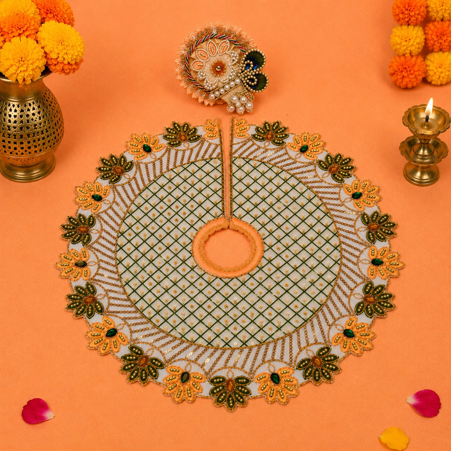 Madan Mohan Navratri Poshak with Pagdi