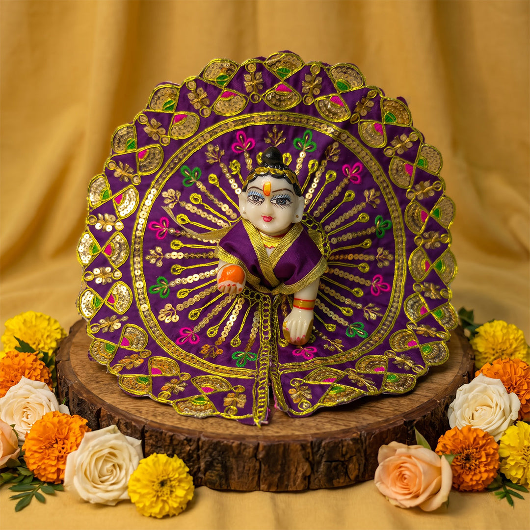 Govardhan Nitya Seva Laddu Gopal Dresses (Set of 4)