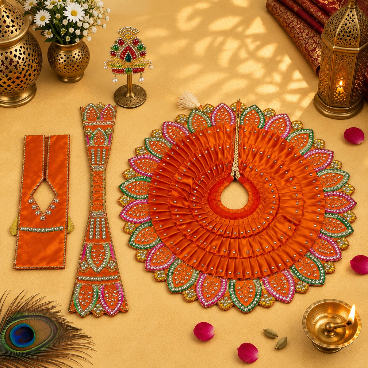 Sindoori Shahi Poshak Set of 5