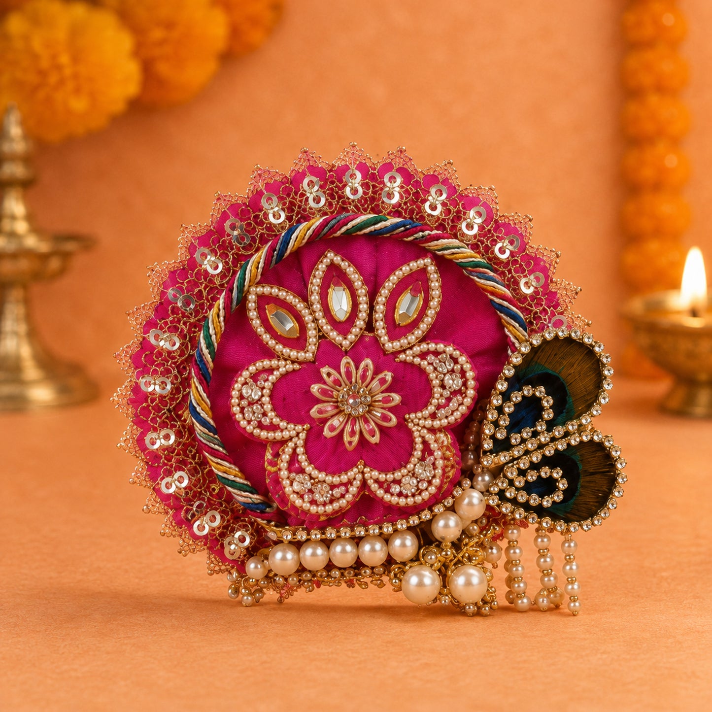 Shakti Shringar Navratri Poshak with Pagdi