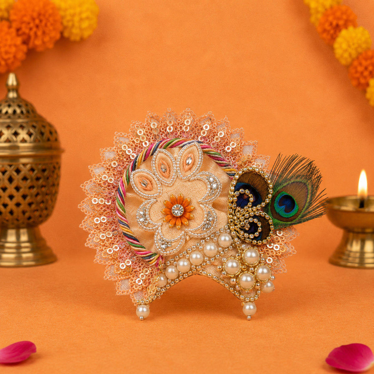 Madan Mohan Navratri Poshak with Pagdi