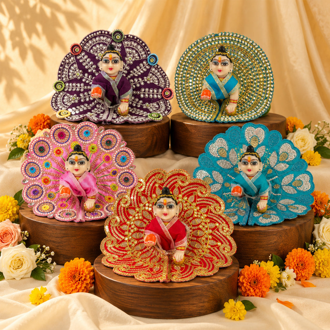 Shyam Sundar Nitya Seva Laddu Gopal Dresses (Set of 5)