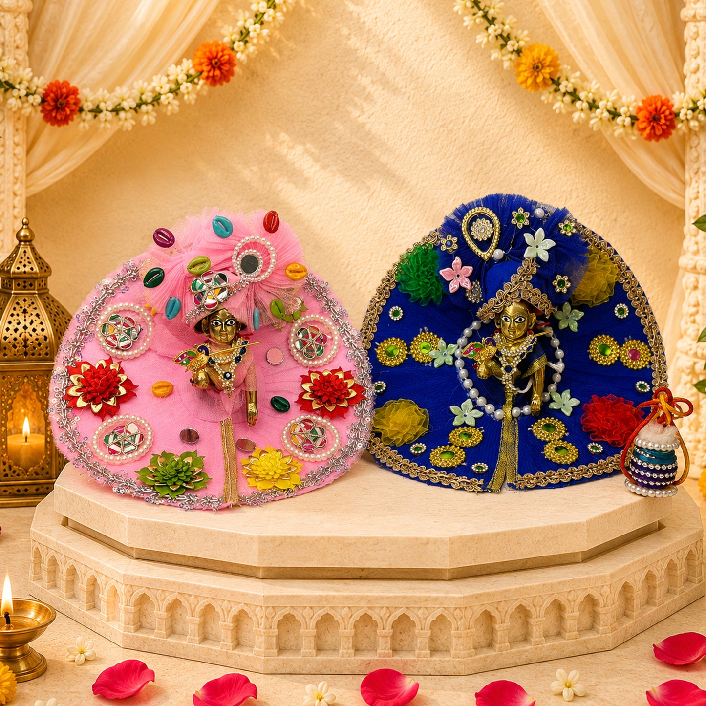 Nandlal Janmotsav Laddu Gopal Special Set (Pack of 9)