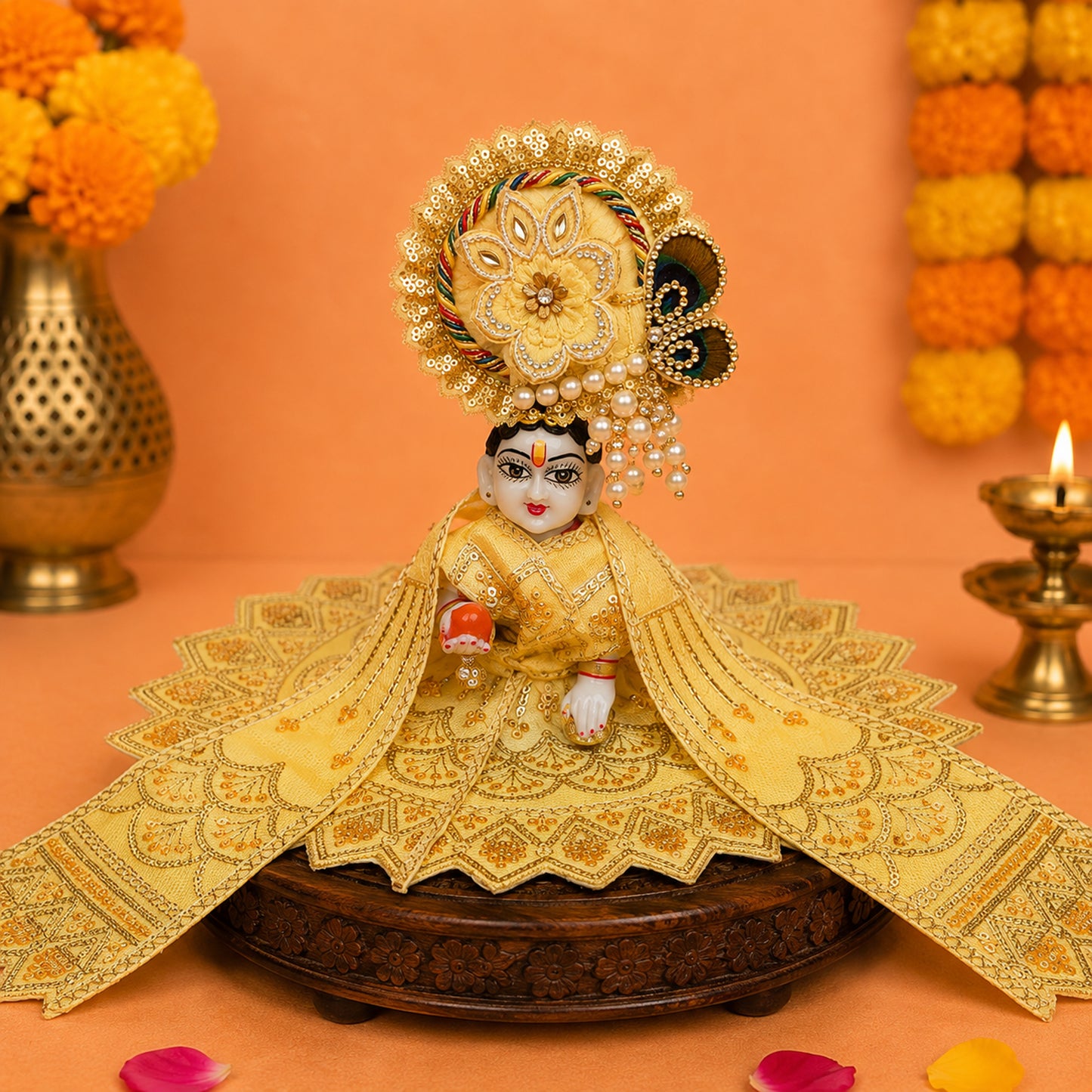 Krishna Kanhaiya Navratri Poshak with Pagdi
