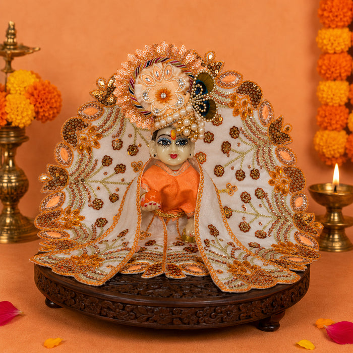 Devki Nandan Navratri Poshak with Pagdi