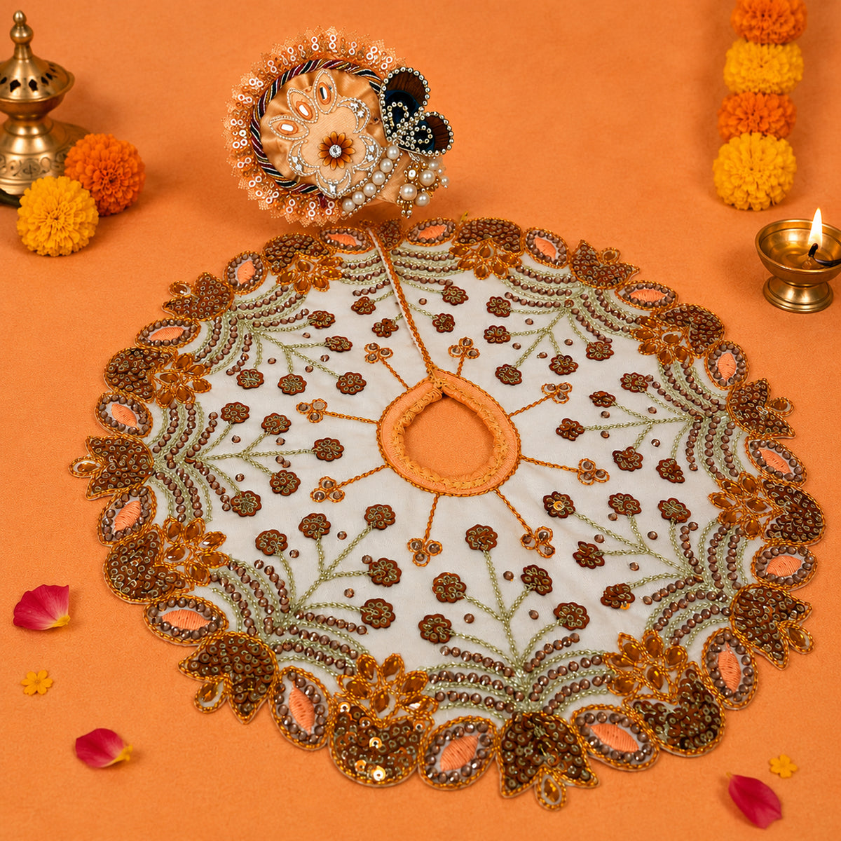 Devki Nandan Navratri Poshak with Pagdi