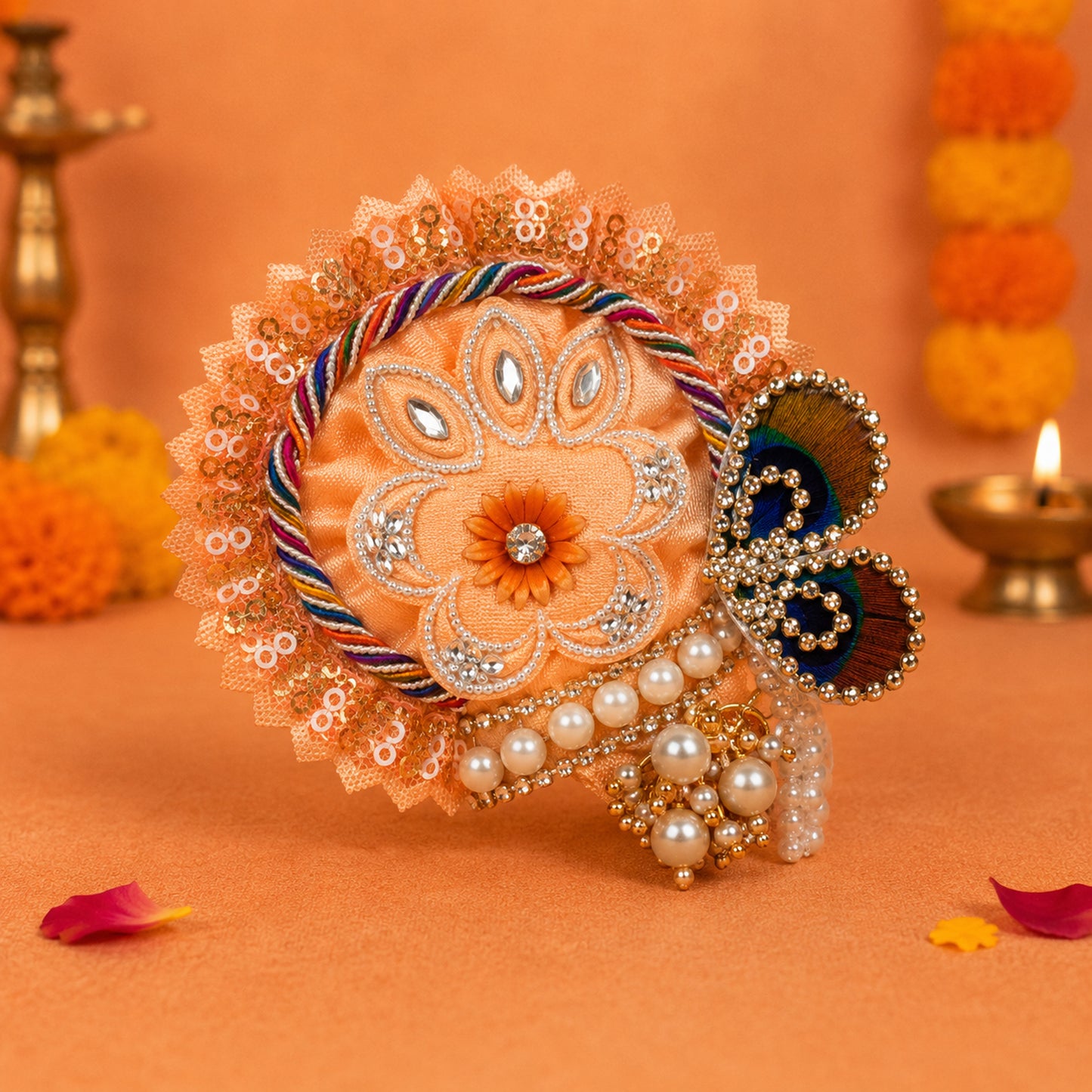 Devki Nandan Navratri Poshak with Pagdi