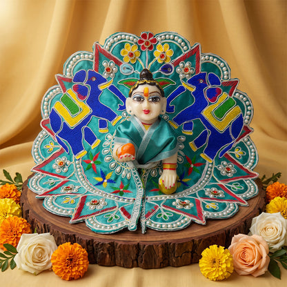 Prem Mandir Nitya Seva Laddu Gopal Dresses (Set of 4)