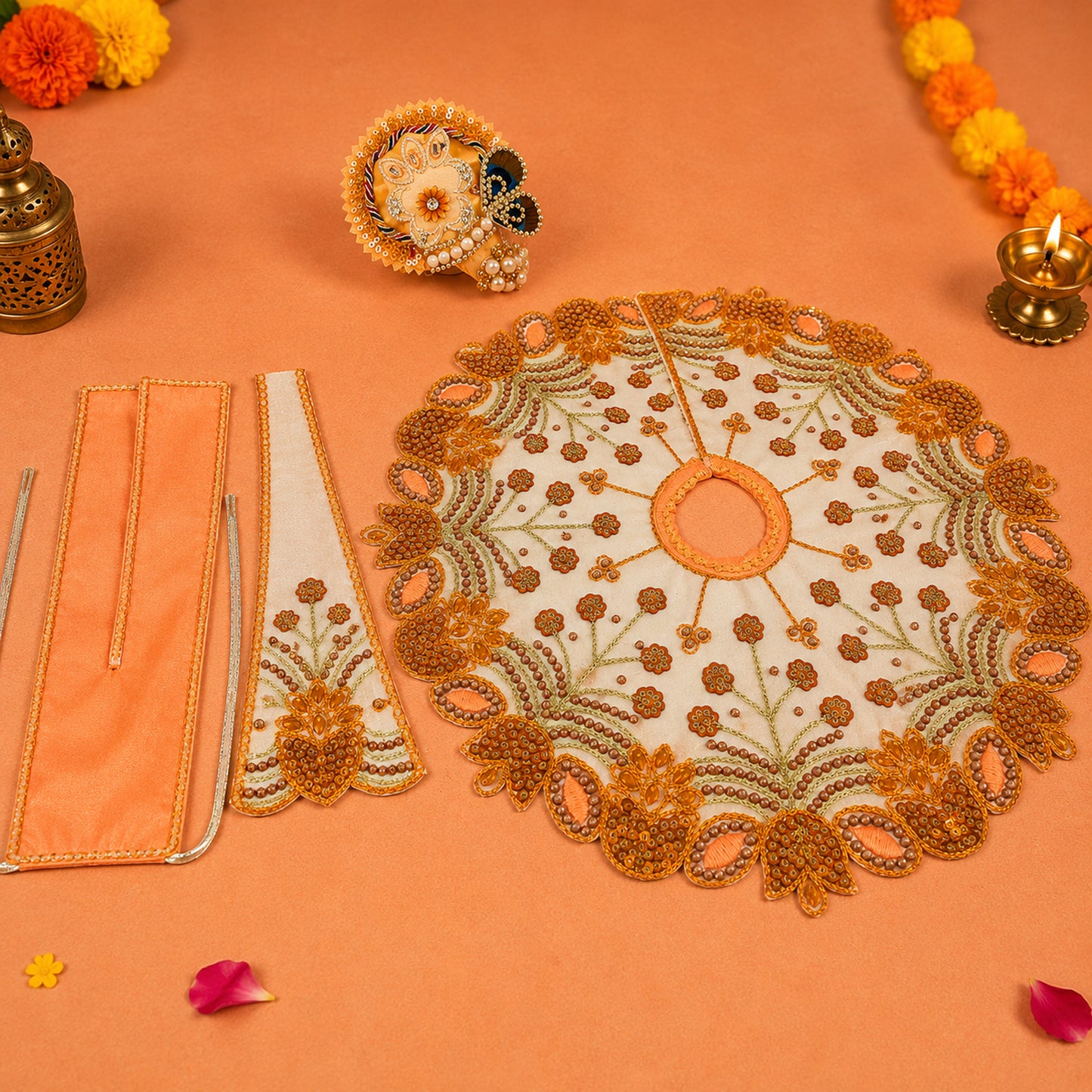 Devki Nandan Navratri Poshak with Pagdi