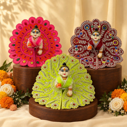 Mohan Shringar Nitya Seva Laddu Gopal Dresses (Set of 3)