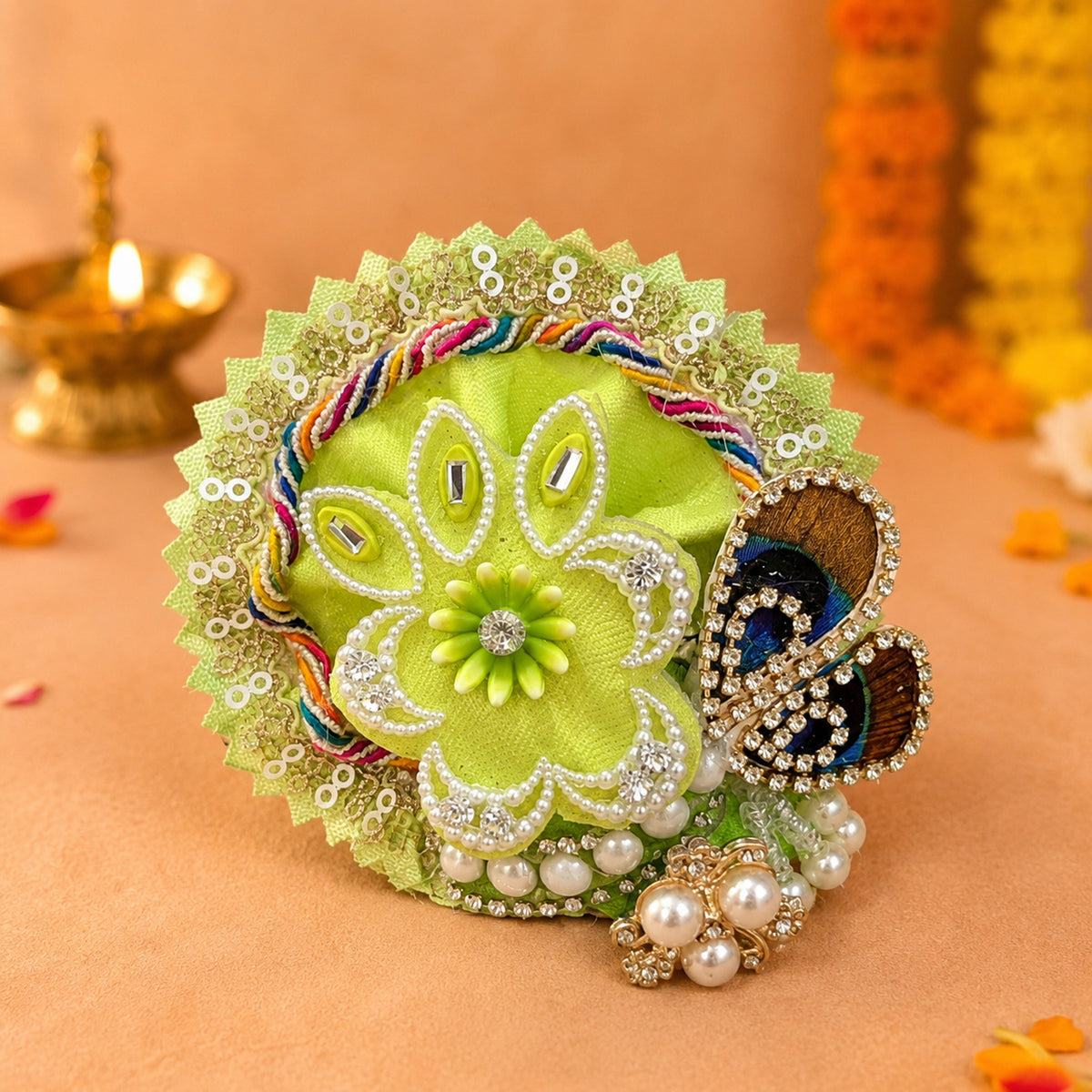 Garba Raat Navratri Poshak with Pagdi