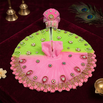 Gulabi Bahar Laddu Gopal Dress