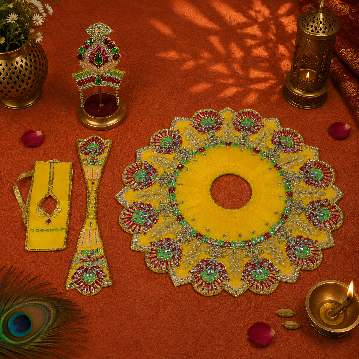 Sunehri Shahi Poshak Set of 5