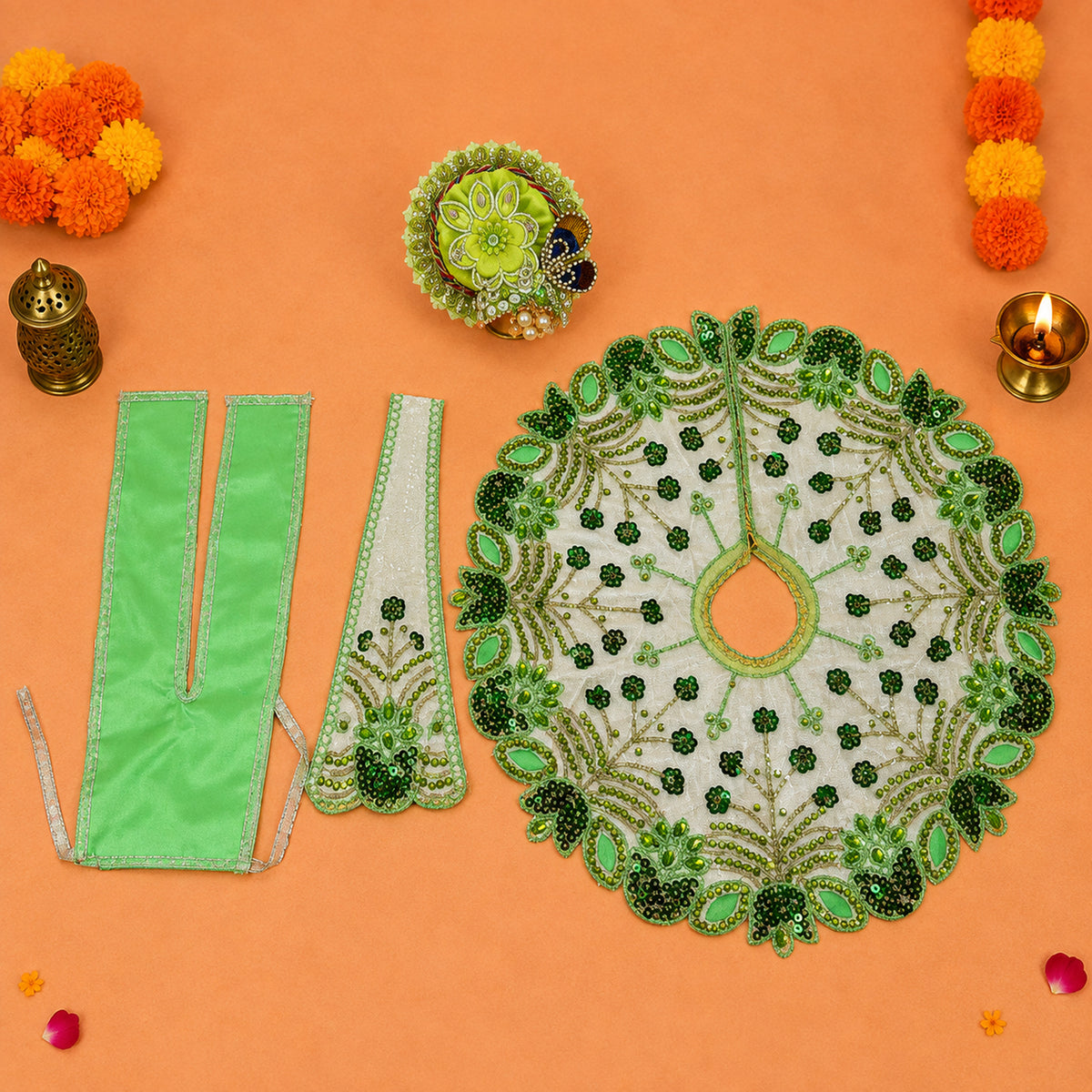 Chitchor Navratri Poshak with Pagdi