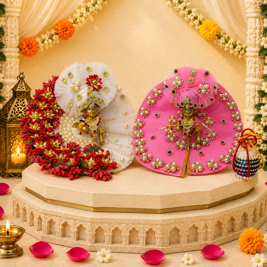 Yashoda Nandan Laddu Gopal Janmashtami Festive Set (Pack of 9)