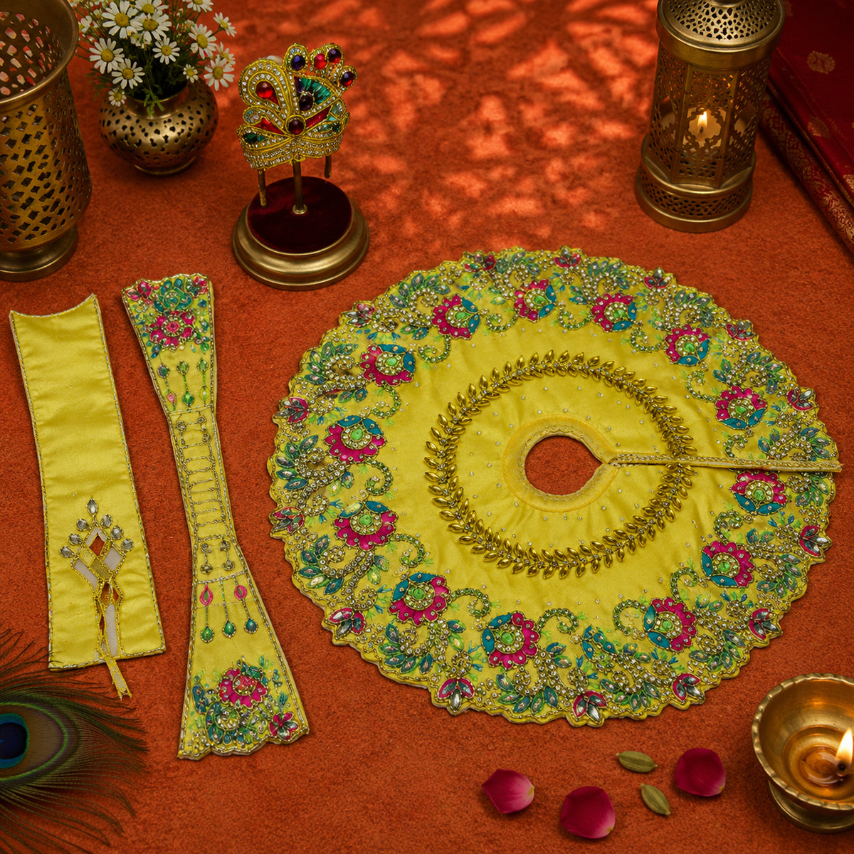 Basanti Shahi Poshak Set of 5