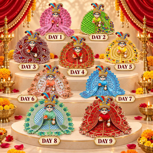 Navdurga Seva Laddu Gopal Dresses (Set of 13 + 5 Surprise Gifts)
