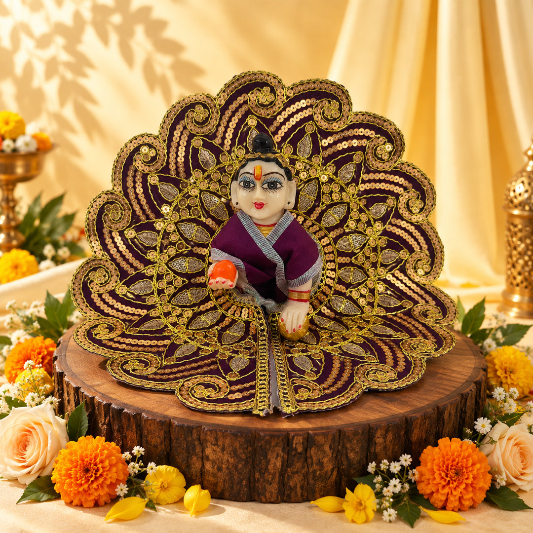 Vrindavan Nitya Seva Laddu Gopal Dresses (Set of 5)