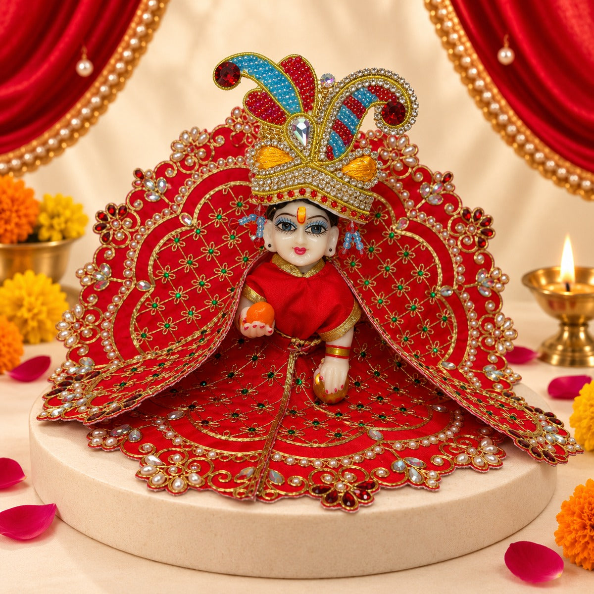 Navdurga Seva Laddu Gopal Dresses (Set of 13 + 5 Surprise Gifts)