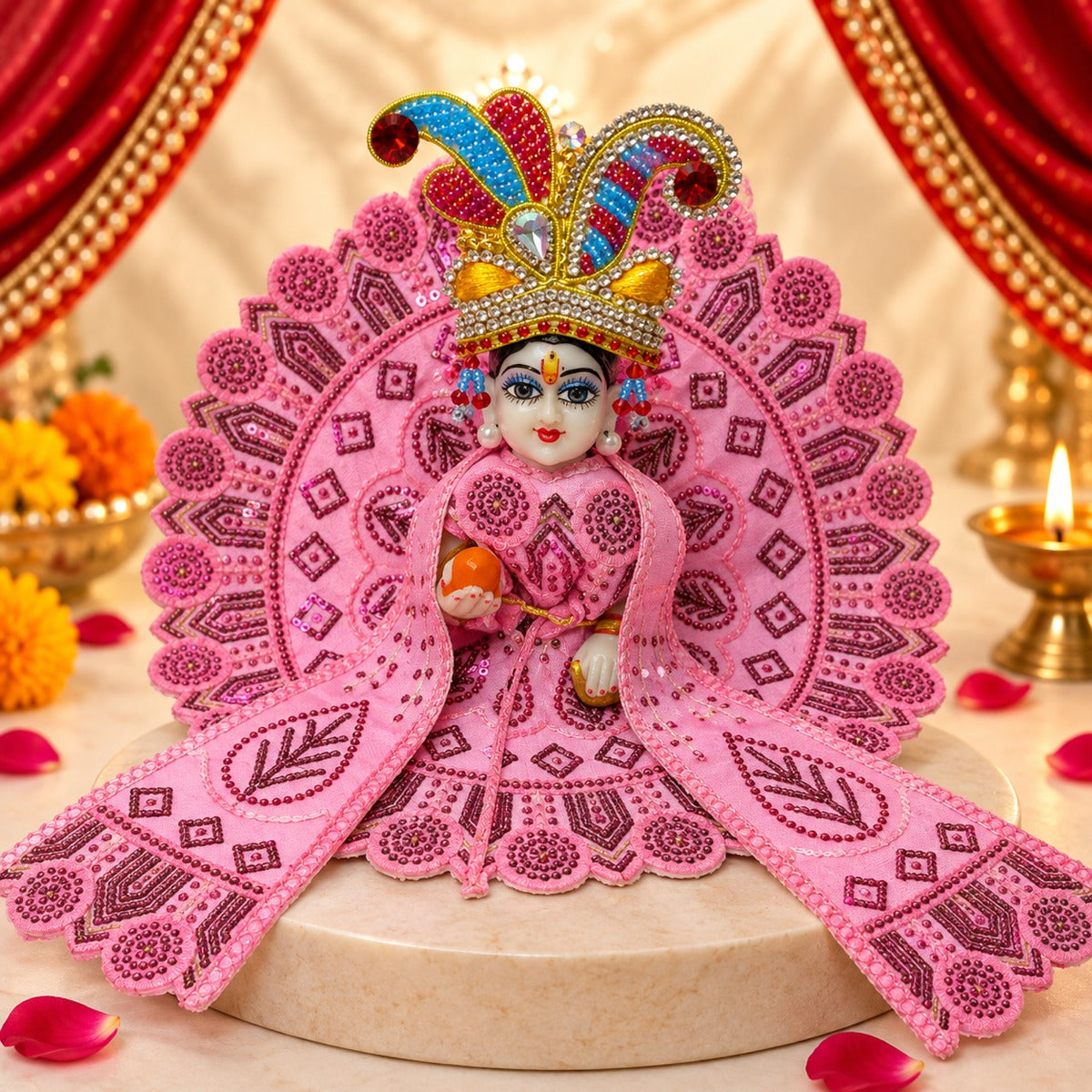 Navdurga Seva Laddu Gopal Dresses (Set of 13 + 5 Surprise Gifts)