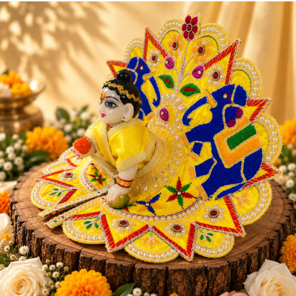 Govardhan Nitya Seva Laddu Gopal Dresses (Set of 2)