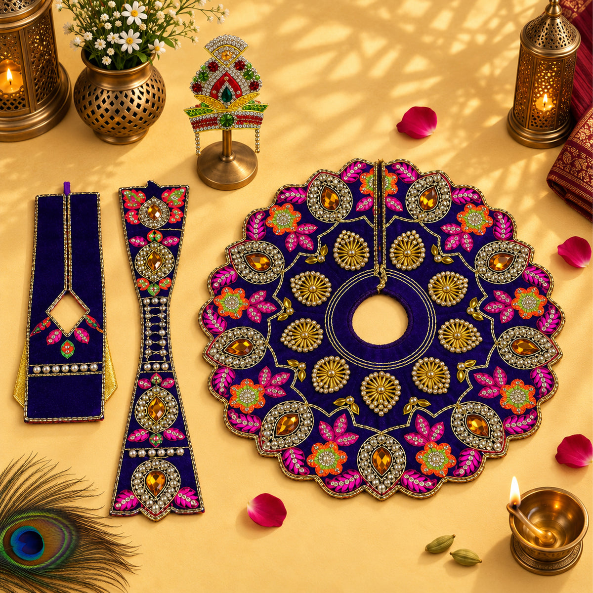 Sheesh Mahal Shahi Poshak Set of 5