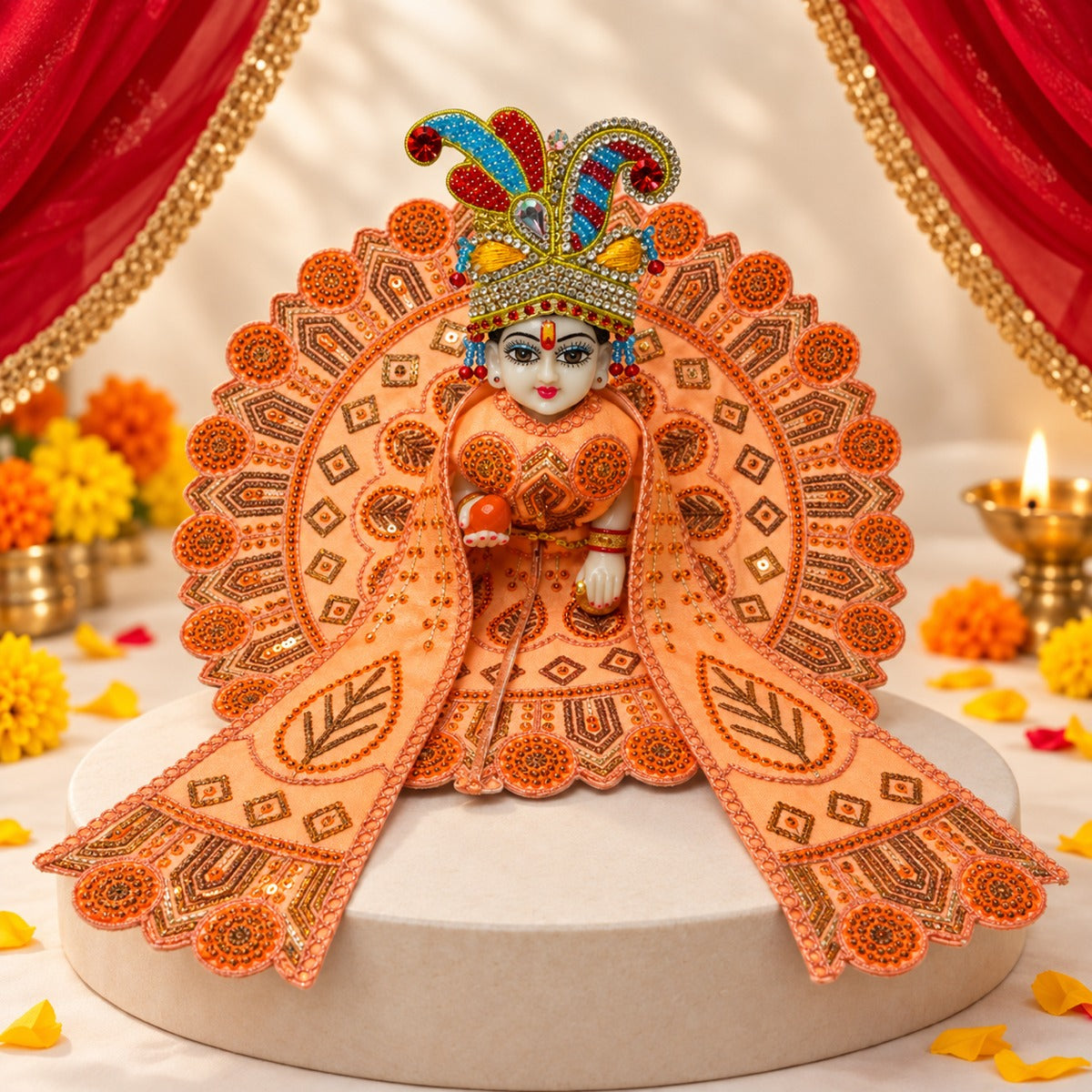 Anand Navratri Laddu Gopal Dresses (Set of 13 + 5 Surprise Gifts)