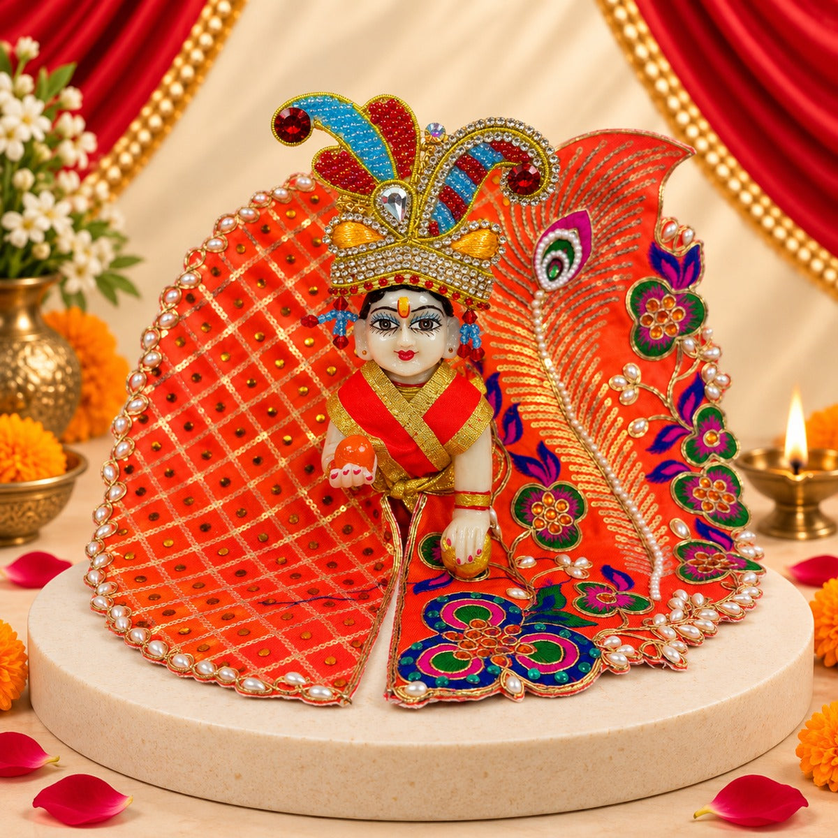 Anand Navratri Laddu Gopal Dresses (Set of 13 + 5 Surprise Gifts)