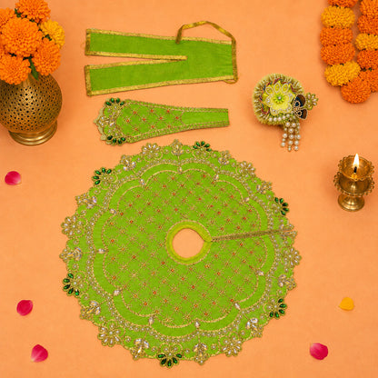 Radhe Shyam Navratri Poshak with Pagdi