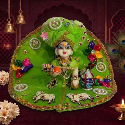 Mukut Moti Laddu Gopal Dress