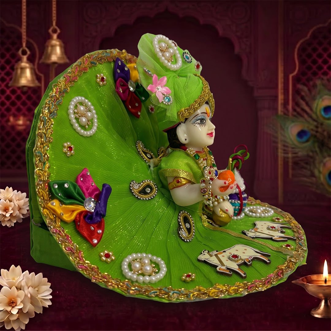 Mukut Moti Laddu Gopal Dress