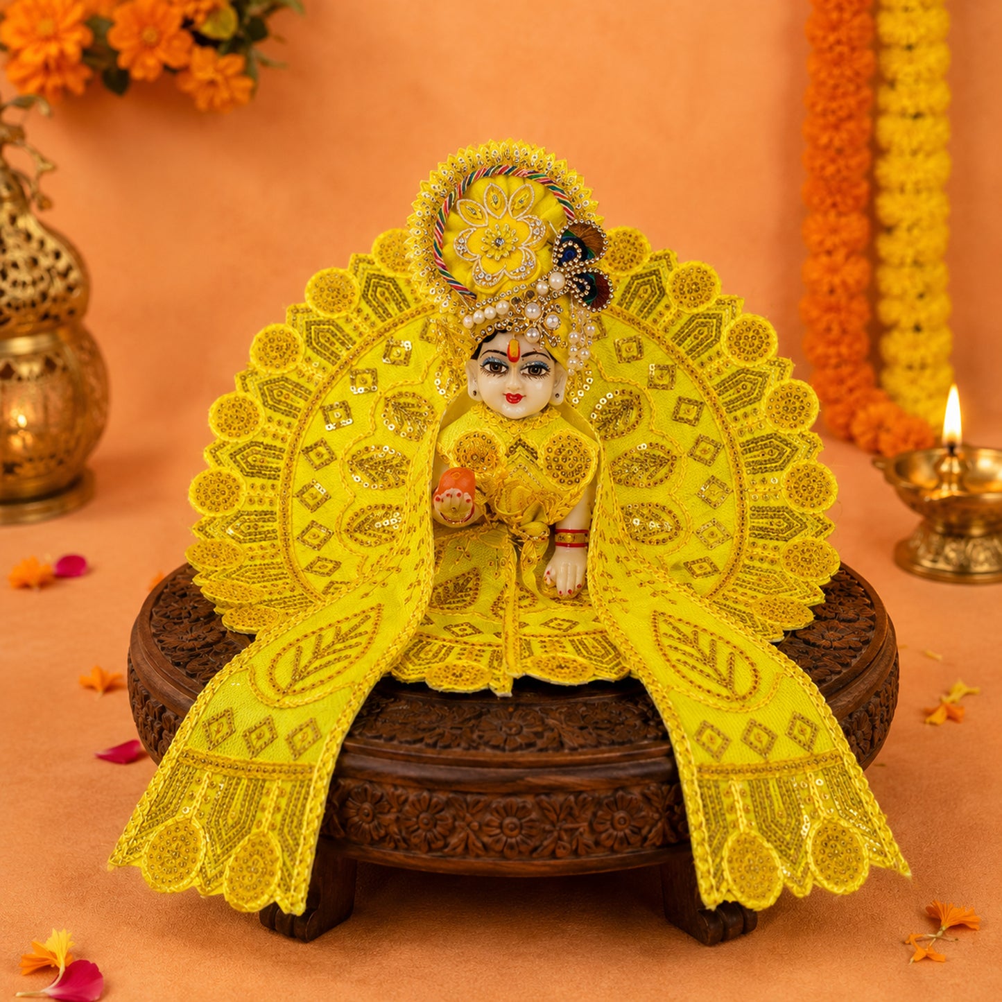 Aarti Utsav Navratri Poshak with Pagdi