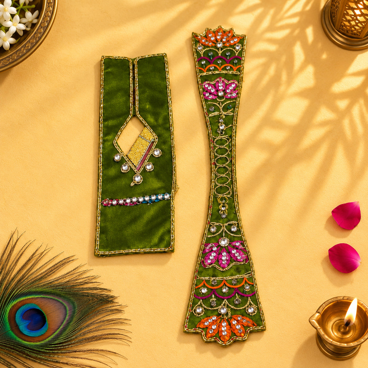 Mehndi Bagh Shahi Poshak Set of 5